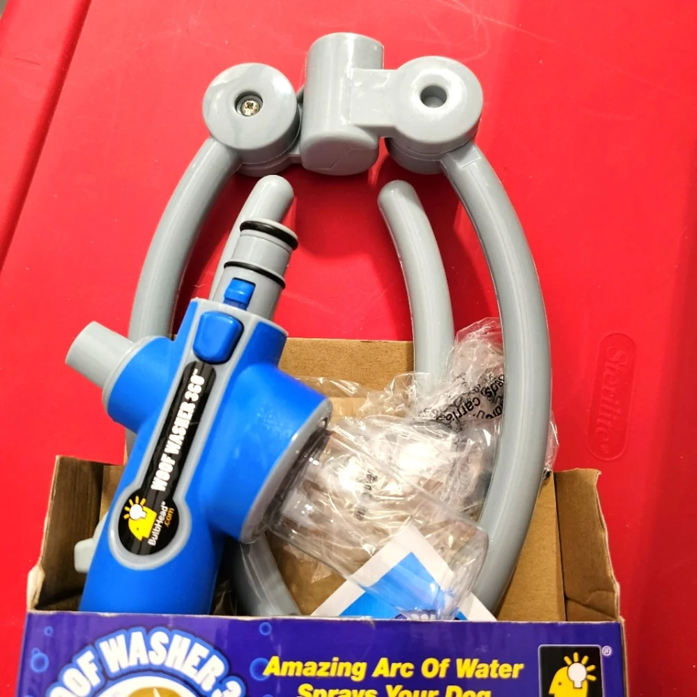New Woof Washer 360 - Blue & Gray